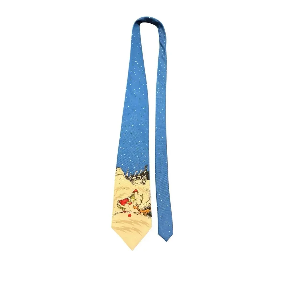 Dr Seuss How The Grinch Stole Christmas Max The Dog Novelty Necktie